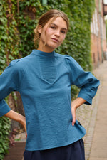 Tolsing Tine Vendeskjorte / Blue Strukture
