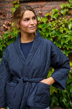 Tolsing Kimi Kimono / Quilted Navy