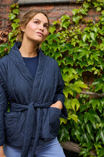 Tolsing Kimi Kimono / Quilted Navy