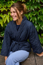 Tolsing Kimi Kimono / Quilted Navy