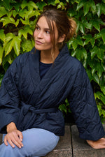 Tolsing Kimi Kimono / Quilted Navy