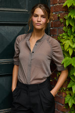 Tolsing Frida Skjorte / Brown Dots