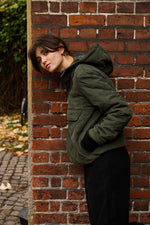 Tolsing Anorak / Dusty Green Velvet ( Water Resistant)
