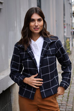 Tolsing Jolene Jacket / Blue Squares