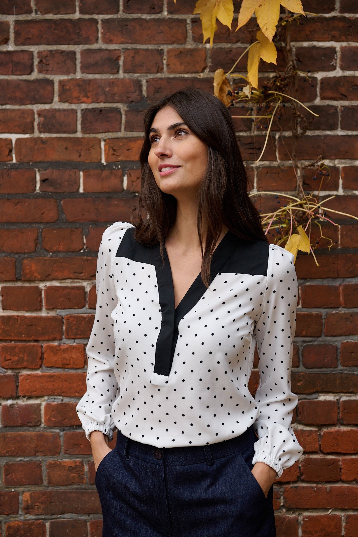 Tolsing Elvira Shirt / White Dots