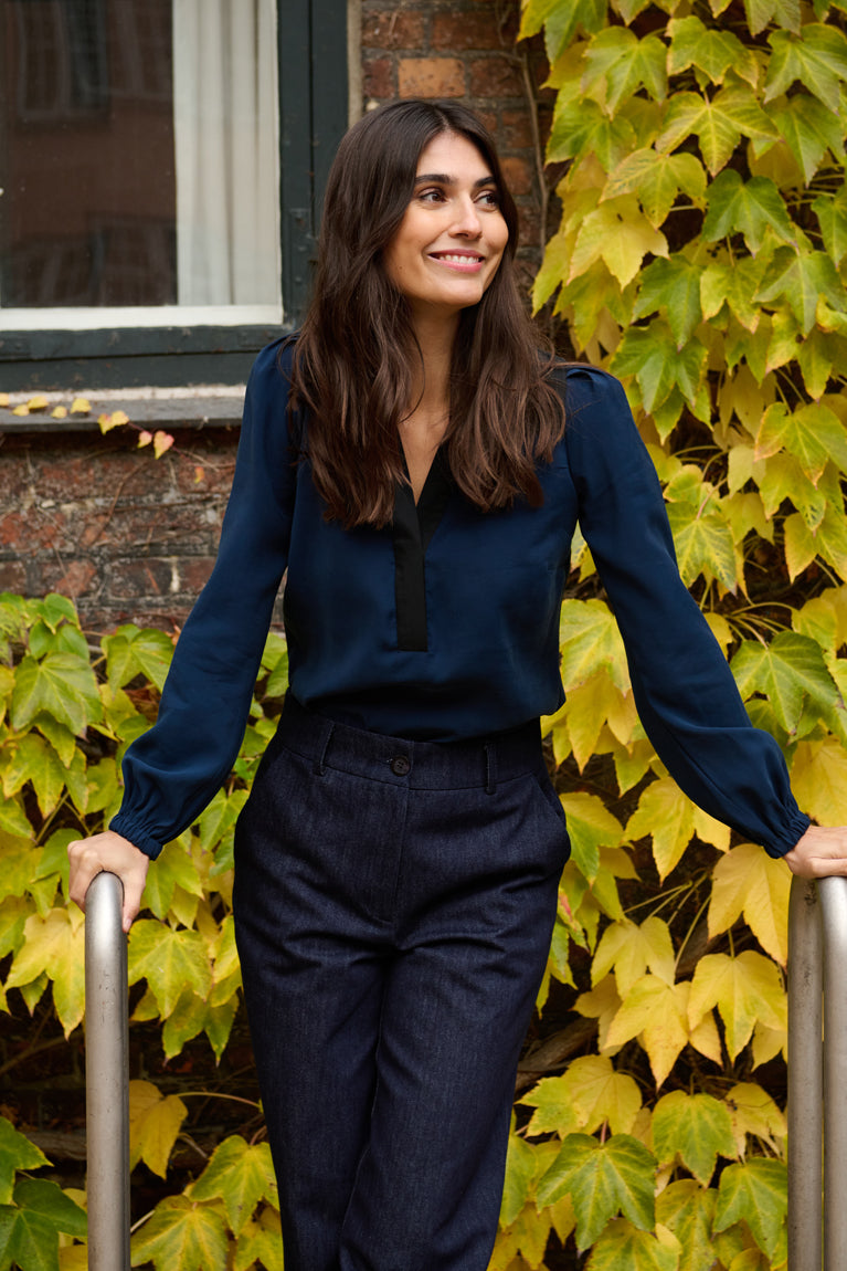 Tolsing Elvira Shirt / Navy