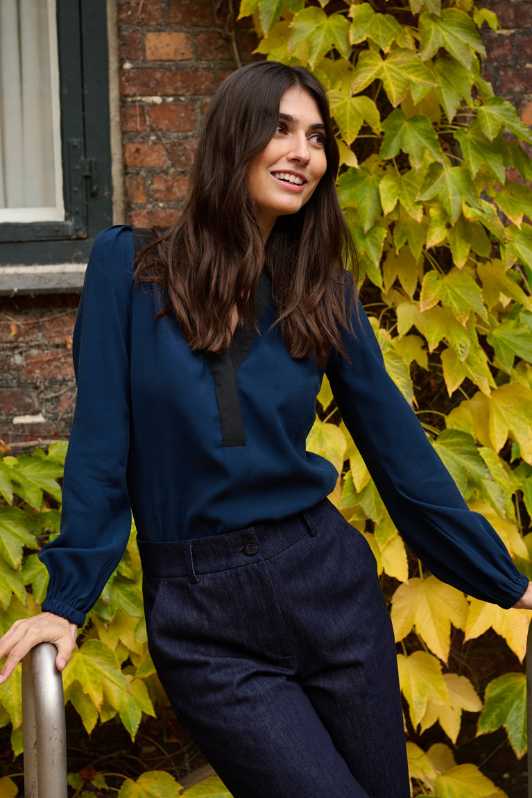 Tolsing Elvira Shirt / Navy