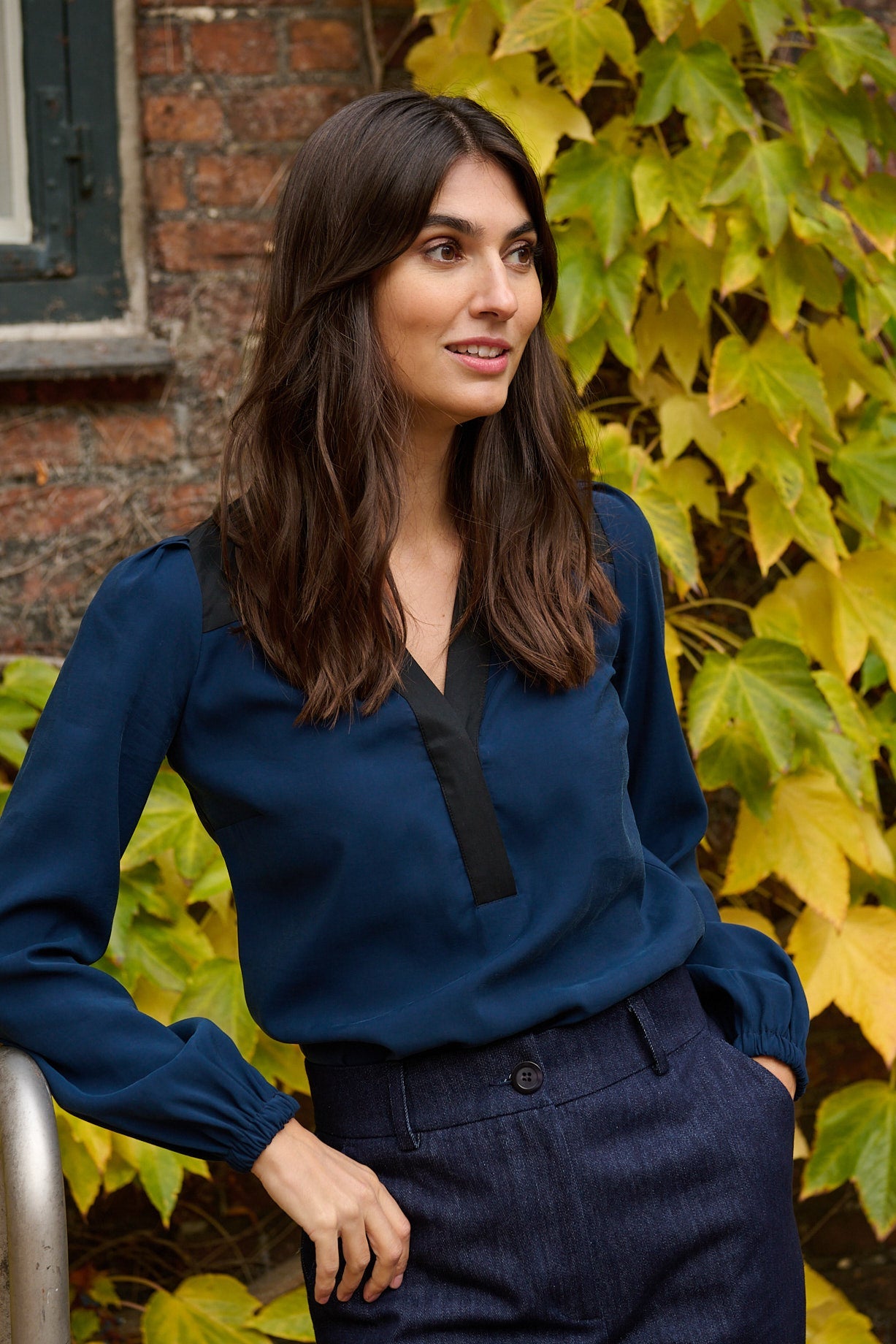 Tolsing Elvira Shirt / Navy