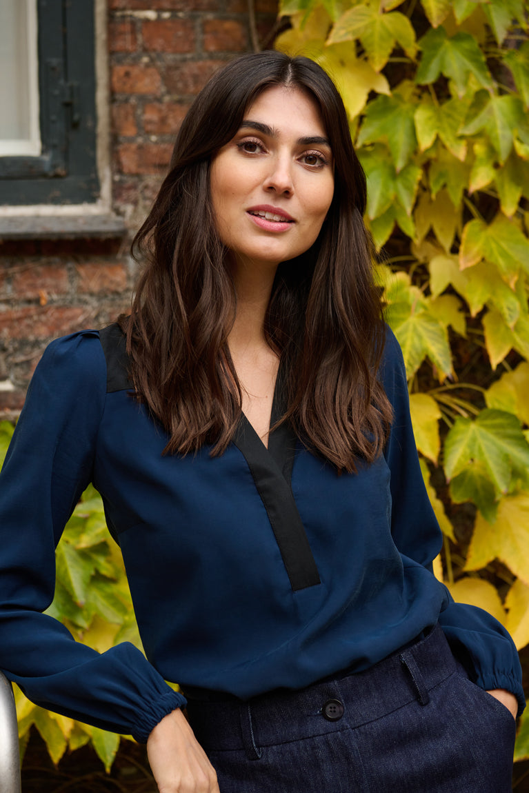 Tolsing Elvira Shirt / Navy