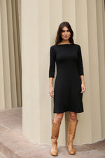 Tolsing Sienna Dress / Black Wool