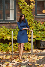 Tolsing Sienna Dress / Blue Wool