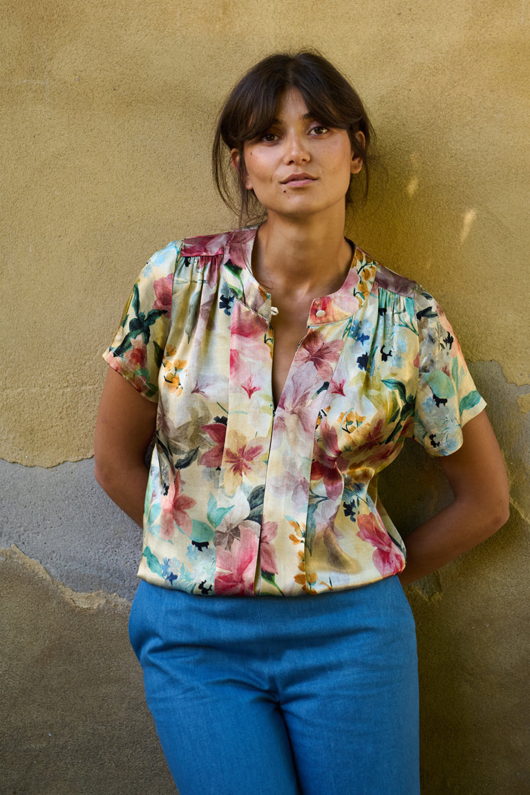 Tolsing Andrea skjorte / Flowers