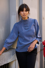 Tolsing Tine Vendeskjorte / Dusty Blue