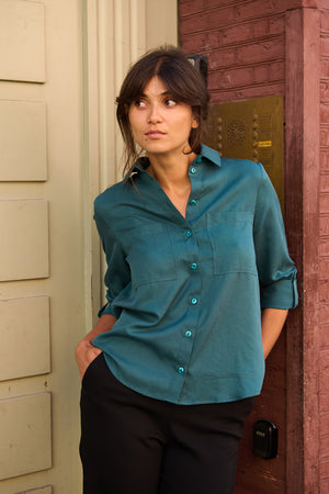 Tolsing Marie Skjorte / Dark Green