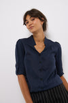 Tolsing Rie Skjorte / Dark Navy Økotex