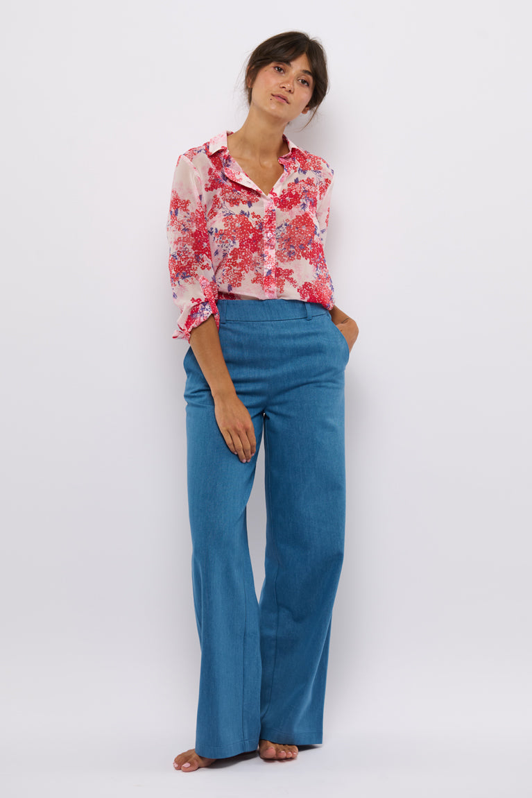 Tolsing Clara Bukser / Ligth Denim