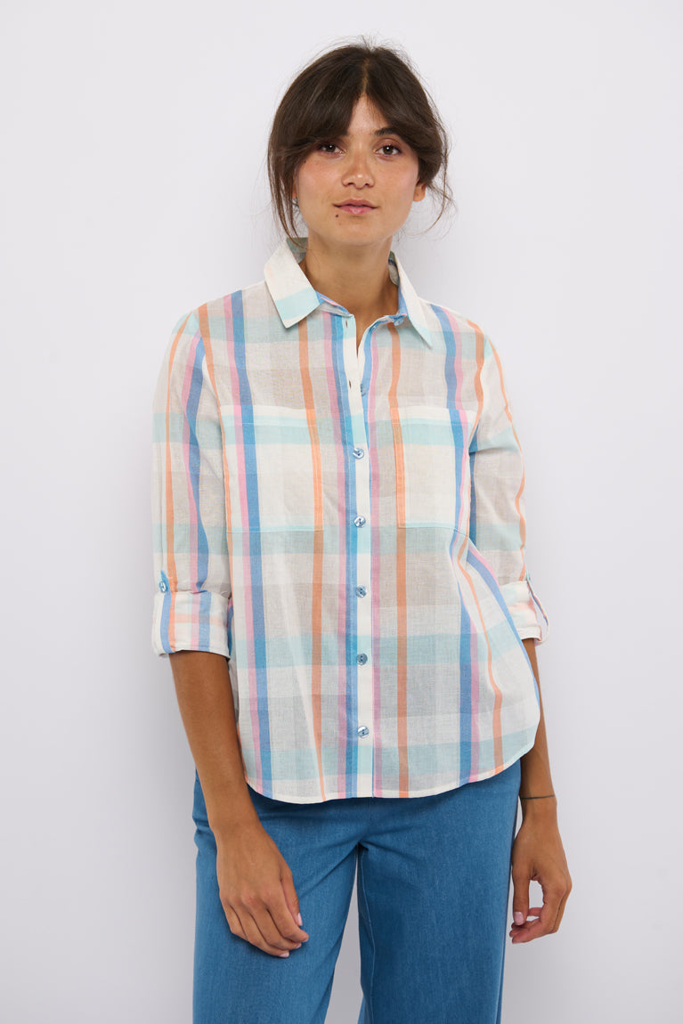 Tolsing Marie Skjorte / Multi Squares