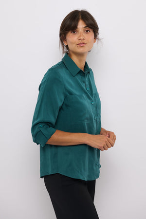 Tolsing Marie Skjorte / Dark Green
