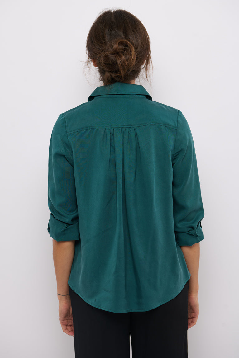 Tolsing Marie Skjorte / Dark Green