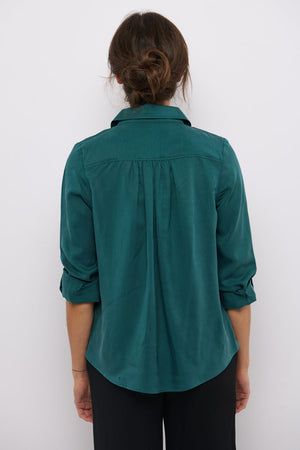Tolsing Marie Skjorte / Dark Green