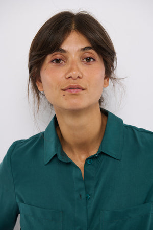 Tolsing Marie Skjorte / Dark Green