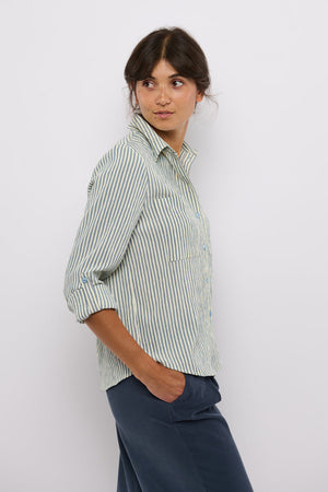 Tolsing Marie Skjorte / Grey Stripes