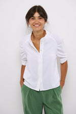 Tolsing Frida Skjorte / White Struktur