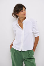 Tolsing Frida Skjorte / White Struktur