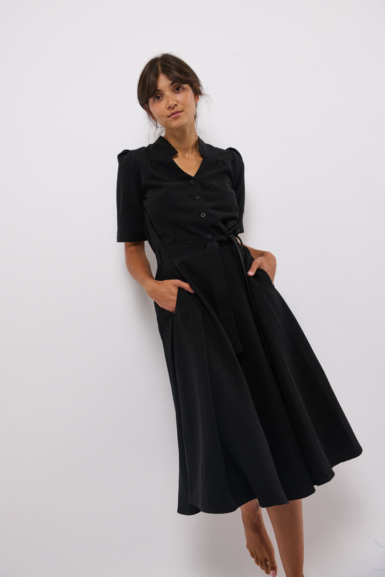 Tolsing Rie Dress / Black