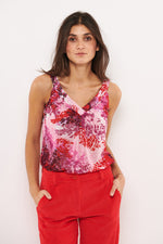 Tolsing Vigga Top / Purpel Flowers