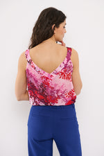 Tolsing Vigga Top / Purpel Flowers