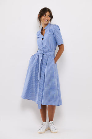 Tolsing Rie Dress / Blue Stripes