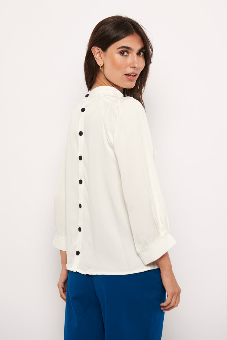 Tolsing Tine Vendeskjorte / White