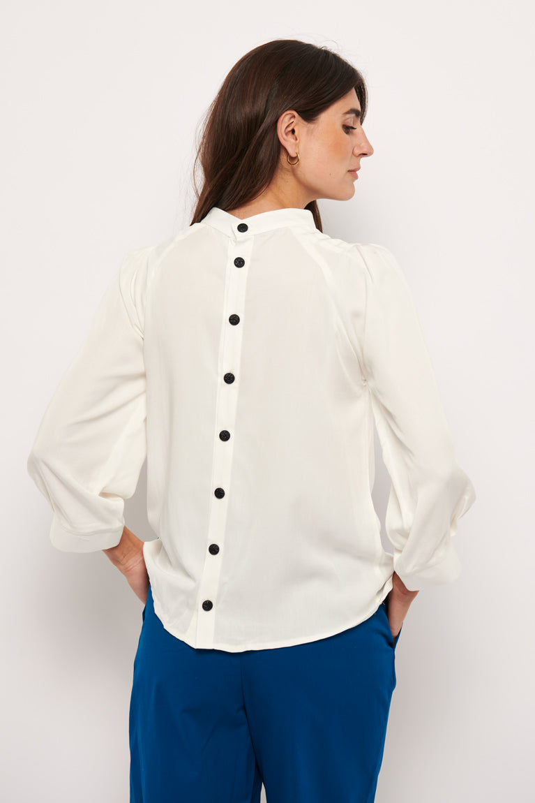 Tolsing Tine Vendeskjorte / White