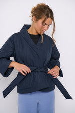 Tolsing Kimi Kimono / Quilted Navy