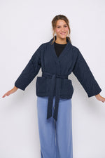 Tolsing Kimi Kimono / Quilted Navy