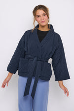 Tolsing Kimi Kimono / Quilted Navy
