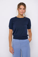 Tolsing Edith Strikbluse / Dark Navy