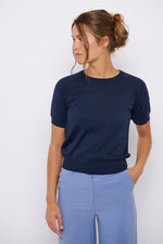 Tolsing Edith Strikbluse / Dark Navy