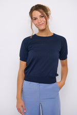 Tolsing Edith Strikbluse / Dark Navy