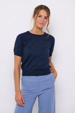 Tolsing Edith Strikbluse / Dark Navy