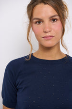 Tolsing Edith Strikbluse / Dark Navy