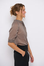 Tolsing Frida Skjorte / Brown Dots