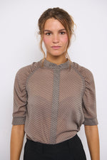 Tolsing Frida Skjorte / Brown Dots