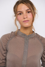 Tolsing Frida Skjorte / Brown Dots