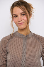 Tolsing Frida Skjorte / Brown Dots
