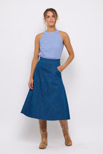 Tolsing Tania Nederdel / Dark Denim