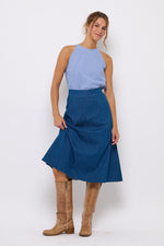Tolsing Tania Nederdel / Dark Denim