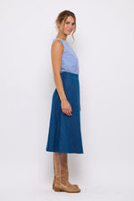 Tolsing Tania Nederdel / Dark Denim