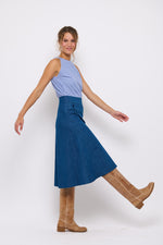 Tolsing Tania Nederdel / Dark Denim